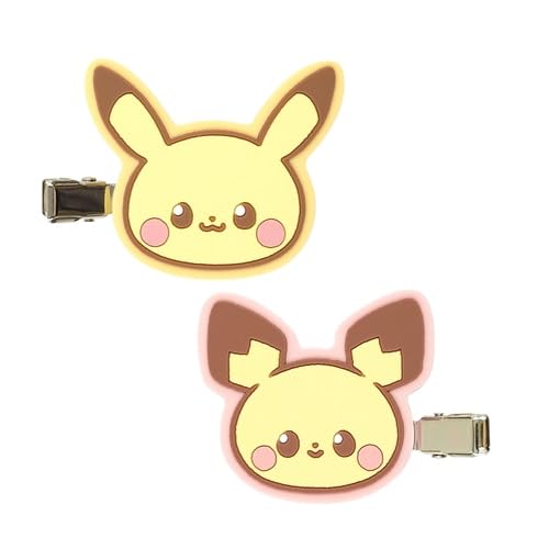 ポケモンWクリップ（ラプラス&ピッピ） Amazon.co.jp: ポケピース ラバーヘアクリップ ピカチュウ