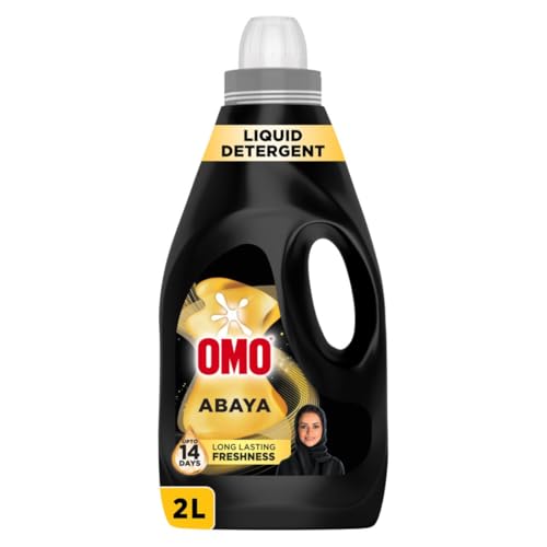 OMO Laundry Liquid Detergent Abaya 2L Perfect Care for Dark Colors Long-Lasting Freshness