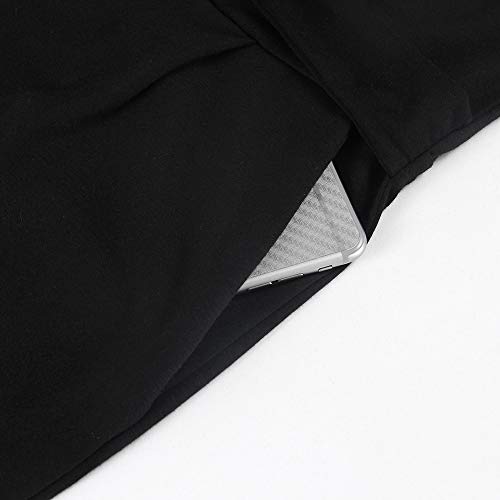 Image of PALINDA Women's Striped Elegant Short Sleeve Wear to Work Casual Pencil Dress with Belt