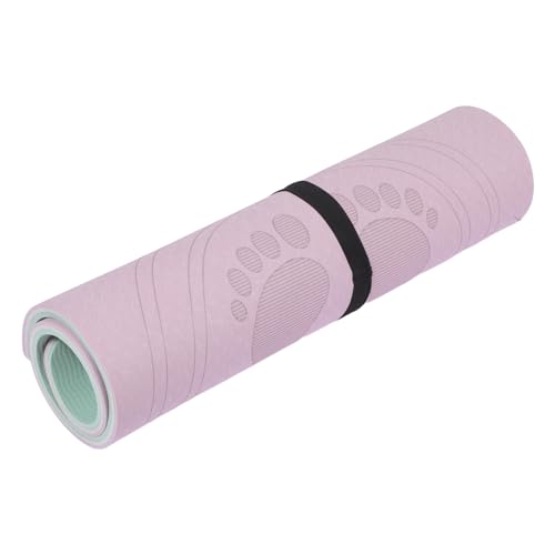 FOYTOKI Thick Shock Absorbing Jump Rope Pad Exercise Mats for Gym Home Non-slip Mat Noise Dampening