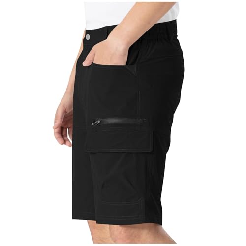 Image of Men's Hiking Cargo Shorts Lightweight Outdoor Work Shorts Travel Golf Camping Casual Short Pant with Multi Pockets