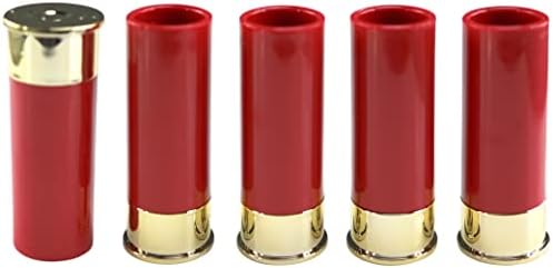 Iconikal Shot Glass Set, Shotgun Shell Cups, 6-Pack