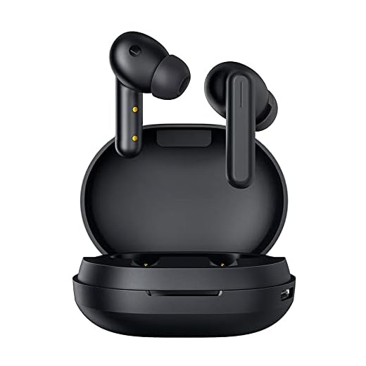 H-A-Y-L-O-U Fone Ouvido GT7 Conectividade Sem Fio Bluetooth 5.2 Capacidade de Bateria de Até 5 horas Cancelamento Ruído Inteligente para Chamadas Conexão TWS Modo Gamer Baixa Latência Codec Áudio AAC Alcance de Operação Até 10 Metros Compatível com Android e iOS / No Brasil