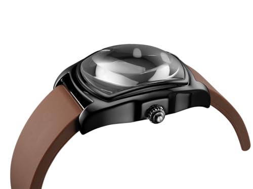 Image of Daniel Hechter Paris Cite Collection Analog Watch for Men with Square Dial, Magnifier Dome Glass, Date Display, Quartz Movement and Silicone Strap - DHM1017