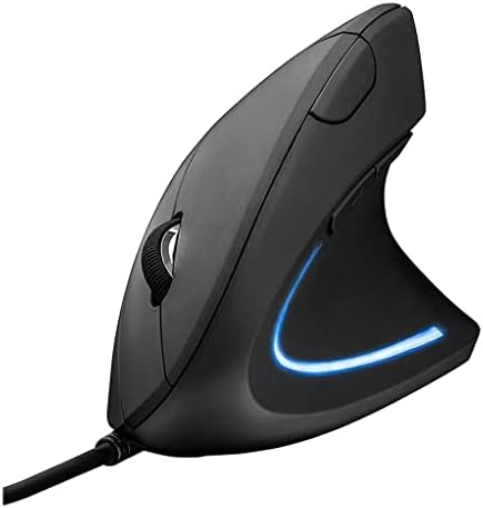 Mouse Vertical Verto Ergonomic Usb Com Fio 1600dpi Preto D5 Luuk ...