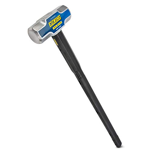 Image of Estwing 12 lb Soft Face Sledge Hammer - 36 inch Indestructible Handle, Shock-Absorbing Grip, Overstrike Resistant