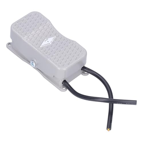 Interruptor de pie de aluminio Walfront 250V 10A antideslizante 2