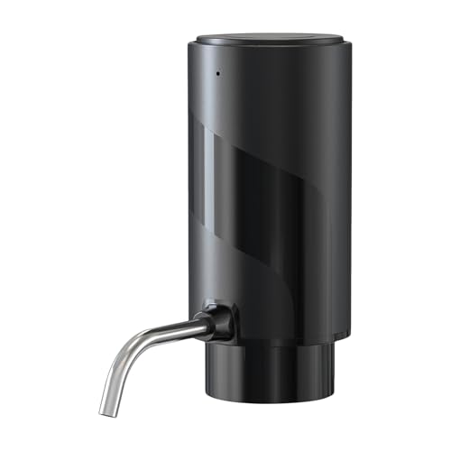 Aireador de vino eléctrico, dispensador automático de vino, decantador electrónico compacto, de aireación integrado, elegante diseño a prueba de fugas para los amantes del licor, fiestas en el