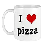 I Love Pizza Mug,White