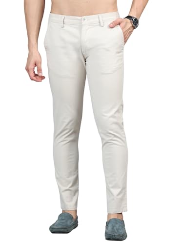 Jack and Jini Men Casual Stretchable Cotton Pants | Chinos | Trou...