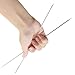 2 PCS Professional Upholstery Needle, 12'' Long Sewing Needles, Large Eye Hand Sewing Needles, with Needle Storage Tube, for Home Upholstery, Carpet, Leather, Canvas Repair Stitching