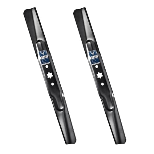 TANGWOD 942-04290A 2-in-1 Cutting Lawn Mower Blade for 46 inch Deck, Fit for Cub-Cadet LTX1046 RZT-L46 XT1-LT46, Replace MTD Craftsman Troy-Bilt 742-04244, 742-04244A, 742-04290, 942-04244, 2 Pack