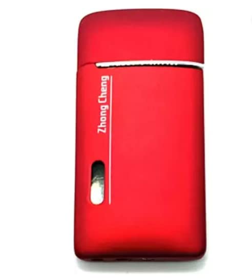 WBD Flame Premium Refillable Slim and Sleek Classy Elegant Light Zhong Cheng Red Designer Lighter for Cigarette Slim Design Cigarette Pocket Lighter