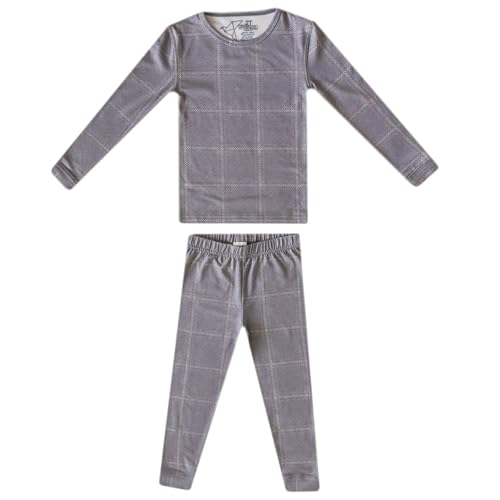 Copper Pearl Two Piece Long Sleeve Toddler Pajamas PJ Sets for Boys and Girls - Adorable Pattern Pajamas, Breathable Fabric to Keep Cool While Sleeping, Sizes 12 Months to 5T - Dakota