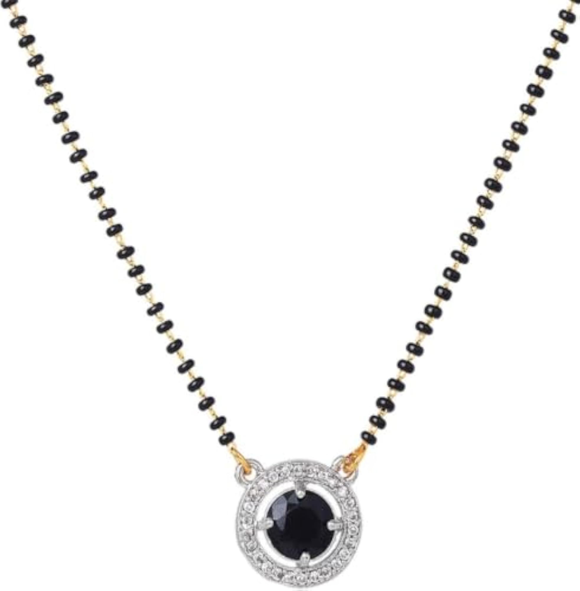Mangalsutra Necklace for Women | Black Bead Chain