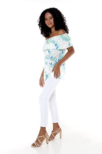 Image of Hawaii Hangover Family Matching Hawaiian Clothes, Orchid Breeze White | Family matching Hawaiian outfits, Orchid Breeze White, lightweight rayon, machine washable, tropical floral print, luaus