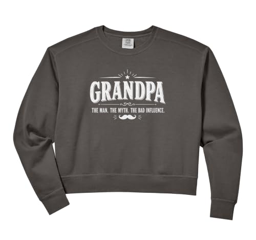 Womens Grandpa The Man The Myth The Bad Influence Design