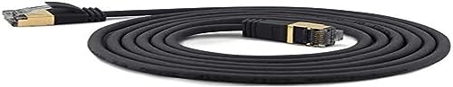 wantecWire 7207 Extra Fine Câble Patch avec Top Qualité Noir
