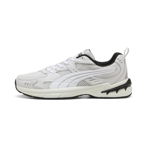 PUMA Unisex-Sneaker MILENIO TECH 2000, Federgrau/Weiß/Silber, Größe 38, Federgrau PUMA Weiß PUMA Silber, 38.5 EU – Ansicht 1