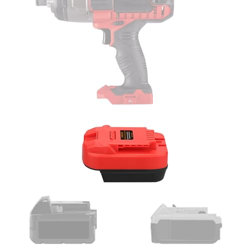 Battery Adapter for Dewalt 20V Converter to for Bauer Cordless Tools Drill Driver Impact Combo Kit Replacement for Bauer Batteries(Battery NOT Included)
