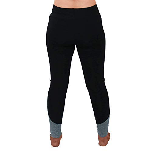 Image of Shopizone Women's Polyester Stretchable Leggings Pants Tracks For Yoga Gym Sports Black