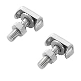 YSUY 2pcs Battery Terminals, Car Battery Terminal Connectors with T-Bolt, Battery Cable Terminal Kit Replacement for 19116852, 6X0915138, 61128373946, 64740