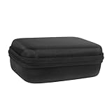 EPIGEIST Custodia EVA Rigida per Hard Disk Portatile Organizer Resistente per Cavi USB e Auricolari Custodia Accessori Elettronici da Viaggio Nera Compatta e Durevole immagine