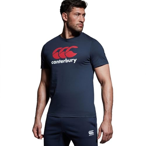 Canterbury Logo Ccc T-shirt Homme Bleu Marine FR : 4XL (Taille Fabricant : 4XL)