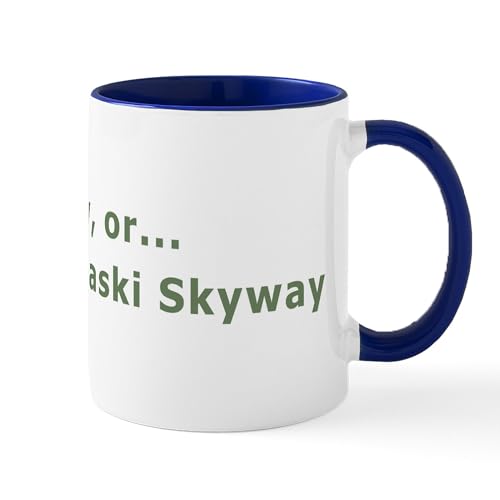 Taza de cerámica 11 oz CafePress Pulaski Skyway miniatura 2