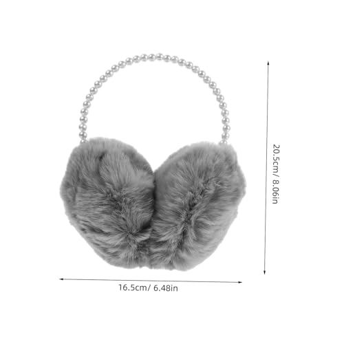 FRCOLOR Ear Muffs for Women Warmth Soft Plush Ear Covers for Cold Weather Outdoor Activities for Cycling and Skating2