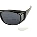 WENDA Stick On Bifocal Lenses Reusable Reader Adhesive Sticker Reading Sunglass Glasses (Clear, 3.0)