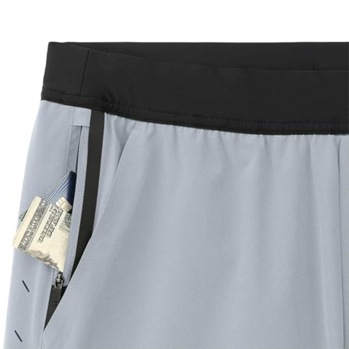 Image of Ten Thousand Interval 5in Liner Short - Men's, Light Grey2, L