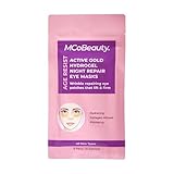 MCoBeauty - Age Resist Active Gold Hydrogel Night Repair Eye Patches - Brightening & De-Puffing With Collagen & Hyaluronic Acid - Vegan, Cruelty Free Skin care