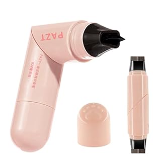 Eyeliner Stamp,Wing Tip Pen,Double Eye Liner Brun Waterproof Liquide Stamp,Séchage Rapide,Longue Tenue,Haute Pigmentation, for Parties, Travel, Weekdays, Weddings(1x2.1ml)