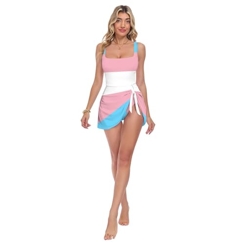 Maillot de bain LGBT arc-en-ciel à double bretelles idéal pour vos journées plage