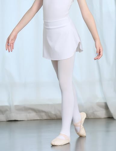 LingTing Ballet Skirts for Girls Dance Skirt with Shorts Kids wrap Skirt2