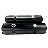 Compatible with Mopar Performance 383, 400, 440 Valve Covers - Black - Die-Cast Aluminum