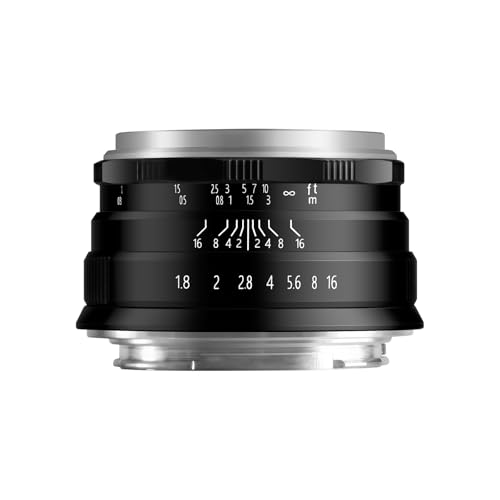 Image of Brightin Star 25mm F1.8 Lens for Fujifilm XF Mount Mirroless Camera，APS-C Large Aperture Prime Manual Focus Lens X-Pro1-3, X-E1-4, X-T1-5, X-A1-20, X-H1-2, X-S10