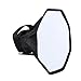 Portable Flash Diffuser Light Softbox 20cm Octagon Softbox Video Light Panel Foldable Softbox for Camera
