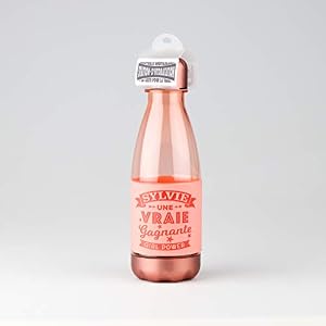 STATION D’HYDRATATION Wasserstation 04218010074 Wiederverwendbare Trinkflasche, PETG, Orange, Rose Gold, One Size