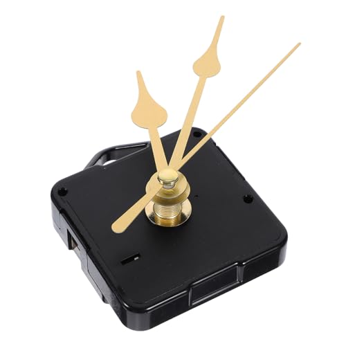 Yardenfun 壁掛け時計の針 時計の針をミュートする 時計の交換 交換可能な時計部品 掛け時計部分 時計キット 時計の仕組み 壁掛け時計アクセサリー 時計機構の交換 プラスチック Golden