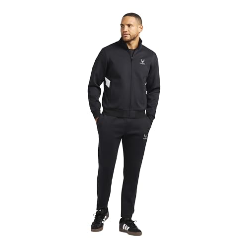 Image of Messi Men's Lifestyle Track Jacket, Zip-up Outerwear for Adults | Comfortable Fit
