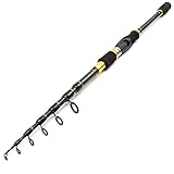 Catch Artifact Carbon M Power Lure 7G -28G 1,8m - 2,7 m Tragbare Teleskop Angelrute Spinning Fisch Hand Angelgerät Meeresstange (Size : 240 cm)
