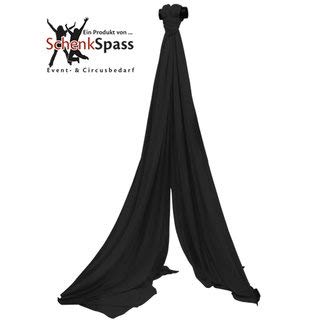 SchenkSpass Tissu aérien pour acrobatie, Danse aérienne et Cirque (6 m, Noir)