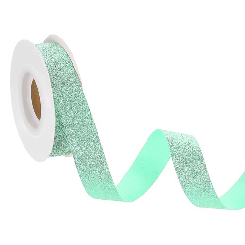 uxcell Rubans pailletes 7/8" x 10 verges, bleu lac