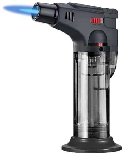 Image of Blow Torch Jet Flame I Culinary Kitchen Gas Lighter I Refillable Butane Gas Lighter I Suitable For Fireworks, BBQs Coal, Campfire, Candle (Multicolor)