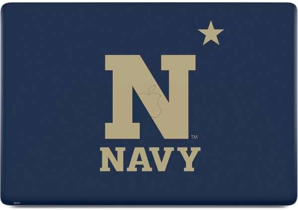 Skinit Decal Laptop Skin Compatible with MacBook Pro 15-inch with Touch Bar (2016-19) - Officially Licensed College United States Naval Academy Design