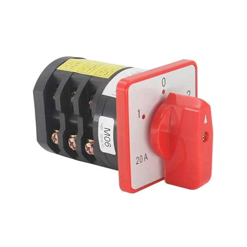 Interruptor de conmutación rotativa HZ5-20 M04 de 3 posiciones para cuadro 380V 6