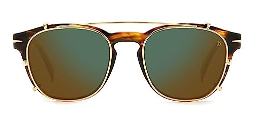 David Beckham DB 1117/CS Red Havana Gold/Green Folding Clip On 50/20/145 men Sunglasses2