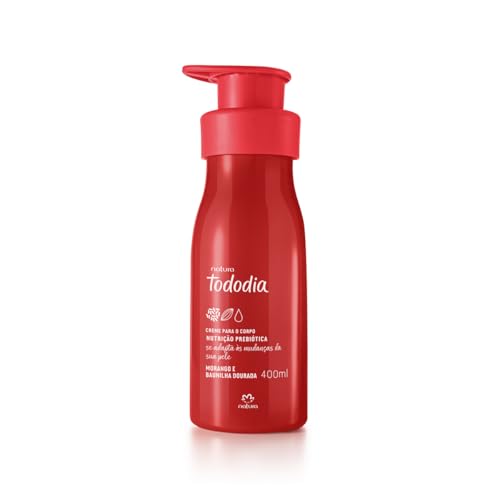 Creme Nutritivo para o Corpo Tododia Morango e Baunilha Dourada 400 ml